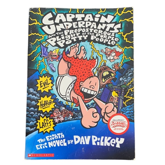 Captain Underpants And The Preposterous Plight Of The Purple Potty People - Picture 1 of 8